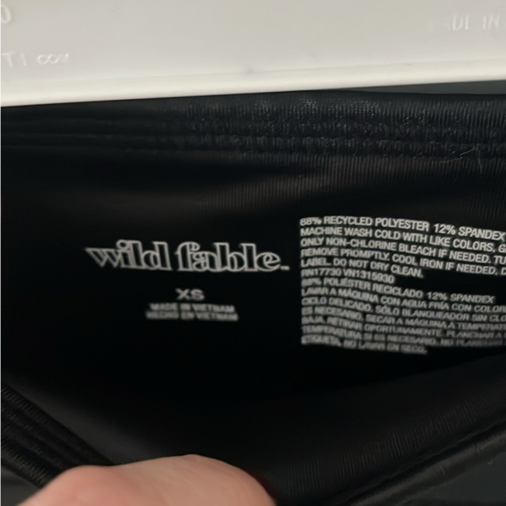 Wild Fable Sleek Black Garment